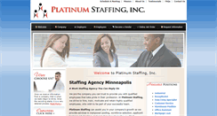 Desktop Screenshot of platinumstaffing.net