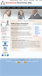 Mobile Screenshot of platinumstaffing.net